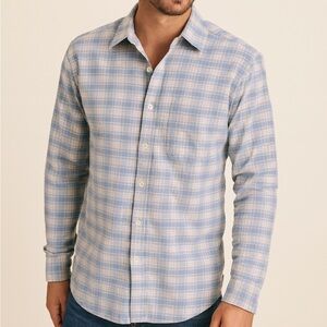 Faherty Cloud Summer Blend Shirt NWT